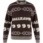Fjällräven Jacquard Knit W black oak-light beige (294-191) XXS
