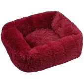 Sonstiges Orthopädisches Hundebett Rechteckig Fluffy Wolke M 66x55cm Weinrot