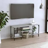 Merkloos TV-Schrank, Grau, mit Stauraum