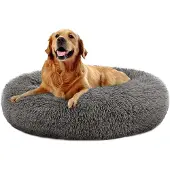 Merkloos Donut Hundebett aus Fluffy Polyester