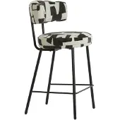 Light & Living Barhocker HARVIE Creme Schwarz Steinhauer