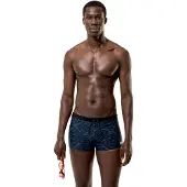 Speedo Badehose , Herren, Gr. 5, N-Gr, blau (blk), Obermaterial: 80% Polyester, 20% Elasthan, Badehosen Badehose, mit LSF 50+, schnell trocknendes Material, chlor- und formbeständig
