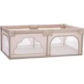 Fillikid Laufgitter "Perth, 180/115/68 cm", Baby, natur, Laufställe Laufgitter, inklusive Transporttasche