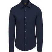 BOSS Mysoft Overhemd Dunkelblau