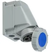 Pce 134-9 CEE-Wandsteckdose 63A 4p 9h IP67 POWER TWIST 1349