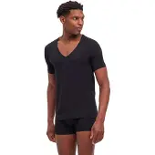 Falke T-Shirt "Daily Climate Control" tiefer V-Ausschnitt, kurzarm, Cotton-Mix