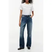 Tommy Hilfiger Reg Corp Logo C-neck Optic White Größe: XXL | Hemden Outlet | Damen | Weiß