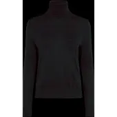 HUGO für Damen. 50569403 Pullover Sedennina schwarz (L), Wolle, Klassisch