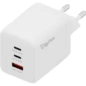 Digitus USB GaN Charger 100W, 2x USB-C, 1x USB-A, Drinnen, AC, Weiß