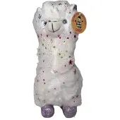 Deef Glitzer Plüschtier Alpaka 25cm Sternen Design Stofftier weich Kuscheltier Plüschalpaka