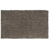InterDesign iDesign 19014EU Frizz Mikrofaserteppich, 76 x 51 cm, mokka