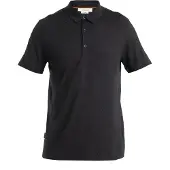 Icebreaker Herren Merino 150 Tech Lite III Poloshirt Black S