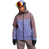 Roxy Snowboardjacke "20K Ice Bounded", Damen, Gr. M, lila (shark), Obermaterial: 100% Polyester., Jacken Snowboardjacke