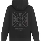 WCC ATX Cross Zip-Hoodie Herren Baumwolle schwarz, 3XL