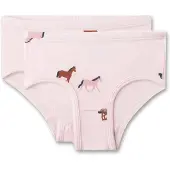 Sanetta - Kid's DP Hipslip 336990+336992 - Unterhose Gr 128 rosa/weiß