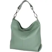 Merkloos Omgoods – Italienische Ledertasche für Damen, im Hobo-Stil
