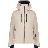 CMP Damen Stretch Skijacke Clima Protect mit Kapuze beige 36