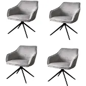 JVmoebel Esszimmer-Stühle Set – 4 elegante Stühle