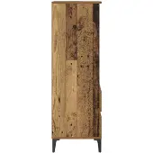vidaXL Highboard Altholz 40 x 36 x 110 cm Holzwerkstoff