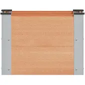 vidaXL Hochbeet Braun 50 x 30 x 36 cm WPC und Aluminium