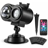 Mormark 2-in-1 RGBW LED-Projektor mit Wasserwelleneffekt – GLOWMIX