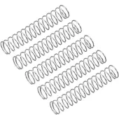 Dripio Druckfedern 5 Stk. 304 Edelstahl 4x0,3x20 mm silber