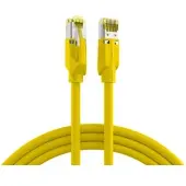 EFB Elektronik K8580GE.5 RJ45 Patchkabel Cat.6A S/FTP LSZH Dätwyler 7702 TM31 gelb 5m K8580GE5