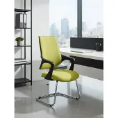 Xl Moebel Gmbh Bürostuhl mit Kunstlederbezug und ergonomischer Sitzfläche in Grün