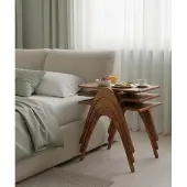 JVmoebel Couchtische Braun Holz Bequem Modern Wohnzimmer Komfort Praktisch Neu