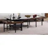 JVmoebel Design Couchtisch 3er Set | Elegante Wohnzimmertische mit Glasplatte