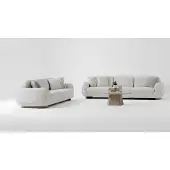 JVmoebel Wohnzimmer-Set Sofa Couchtisch Weiß Farbe Moderner Stil Holzrahmen Neu