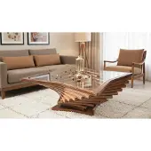 JVmoebel Modern Holz Neu Couchtisch Braun Bequem Praktisch Stilvoll Wohnzimmer
