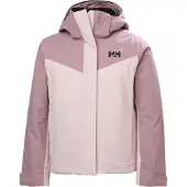 Helly Hansen - Wasserdichte und isolierende Skijacke mit Primaloft&reg; - Jr Girl Icelily Jacket Pinkshake - Kindergröße 12 Jahre - Rosa