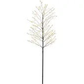 OEM Deko-Ast LED-Lichterkette, schwarz/warmweiß, 120 cm