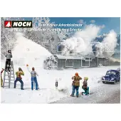 OEM Adventskalender mit 28 Figuren, handbemalt, Spur N