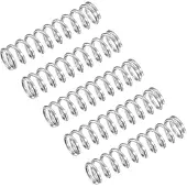 Dripio Druckfedern 5 Stk. 304 Edelstahl 6x0,8x25 mm silber