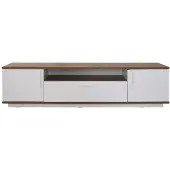 JVmoebel Weißer TV-Ständer aus Holz Kommode TV-Konsole moderne Wohnzimmermöbel