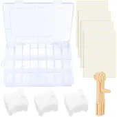 OEM 100 Garnspulen-Set mit Aufbewahrungsbox und Wickler