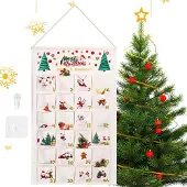 Dripio Stoff-Adventskalender zum Befüllen, 24 Taschen, 114x70 cm, wiederverwendbar