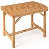 OEM Gartentisch Kiefernholz 100x60x75 cm für 4 Personen