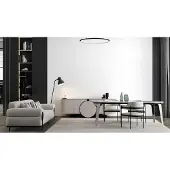 JVmoebel Elegantes Wohn Esszimmer Set Grau Sofa Esstisch Konsole Modern Neu