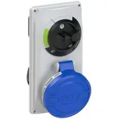 Pce 6024-9 CEE-Steckdose abschaltbar kompakt 32A 4p 9h IP44/IP54 60249