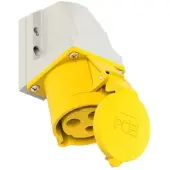 Pce 123-4k CEE-Wandsteckdose (kompakt) 32A 3p 4h IP44 1234k