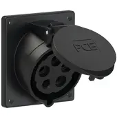 Pce 425-7f9 CEE-Anbausteckdose schräg (92x100mm) 32A 5p 7h IP44/IP54 4257f9