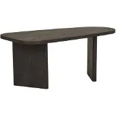 Kendra Home Melo - Couchtisch aus dunkelbraunem MDF 100x50x41 cm