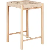 Kendra Home Barhocker Abano aus Pappelholz und Naturkordel