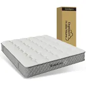 Ninkear Kaltschaummatratze 140x200cm, 7-Zonen-Taschenfederkern, H3, , 20cm (White)