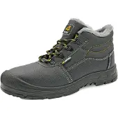 4WRK Sicherheitsschuhe 42 - Winterstiefel Grau - wasserdichte Arbeitsschuhe - S3 Sicherheitsschuhe