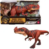 Mattel Actionfigur "Jurassic World, Wild Roar - Afrovenator", bunt, Spielfiguren, Kinder, Kunststoff, Actionfigur