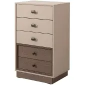 JVmoebel Beigefarbene Kommode Holzkommode Designermöbel Schlafzimmer
